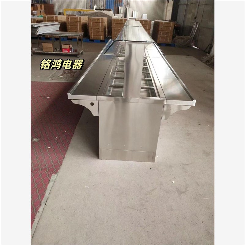 保温台玻璃罩打饭台粥车异形食堂餐厅自J助售饭台带灯保温加热保