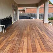 室外花园阳台木料菠萝格围栏花园栈道栏杆板材庭院防腐木户外地板