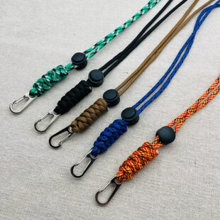 男女户外手工编织制作手绳伞绳挂绳快挂扣手电相机手机防丢防脱绳