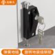 地锁有框玻璃地弹门不铝合金旋转门插销锁落地插锁防盗自动插销锁