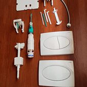 HANSBO轩斯宝隐蔽式 入墙航海货船邮轮面板 水箱配件止水进水阀暗装