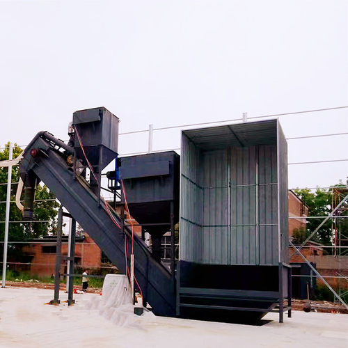 铁路水泥集装箱卸灰机 翻箱卸车 集装箱矿粉拆箱设备集装箱拆箱机