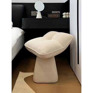 适用设计师创意化妆凳客厅凳子换鞋凳旋转沙发矮凳卧室椅子梳妆台