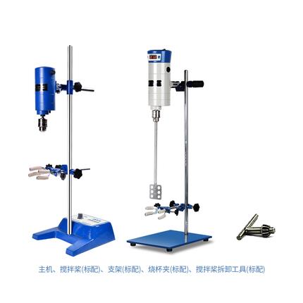 JB200实验室用小型JB300SH电动顶置高速机械液体搅拌器搅拌机