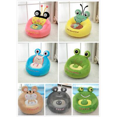 适用可爱卡通青蛙儿童沙发婴幼儿园坐椅宝宝榻榻米懒人可拆洗迷你