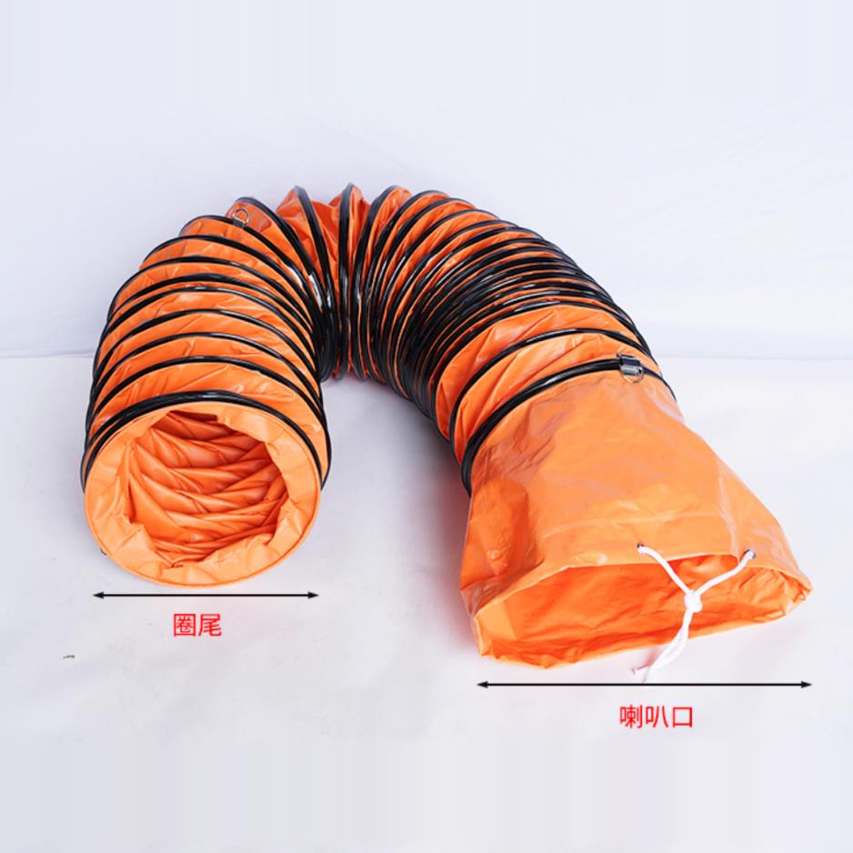 排气扇铝箔通风管伸缩软管空调排风管排烟管直径350mm400mm