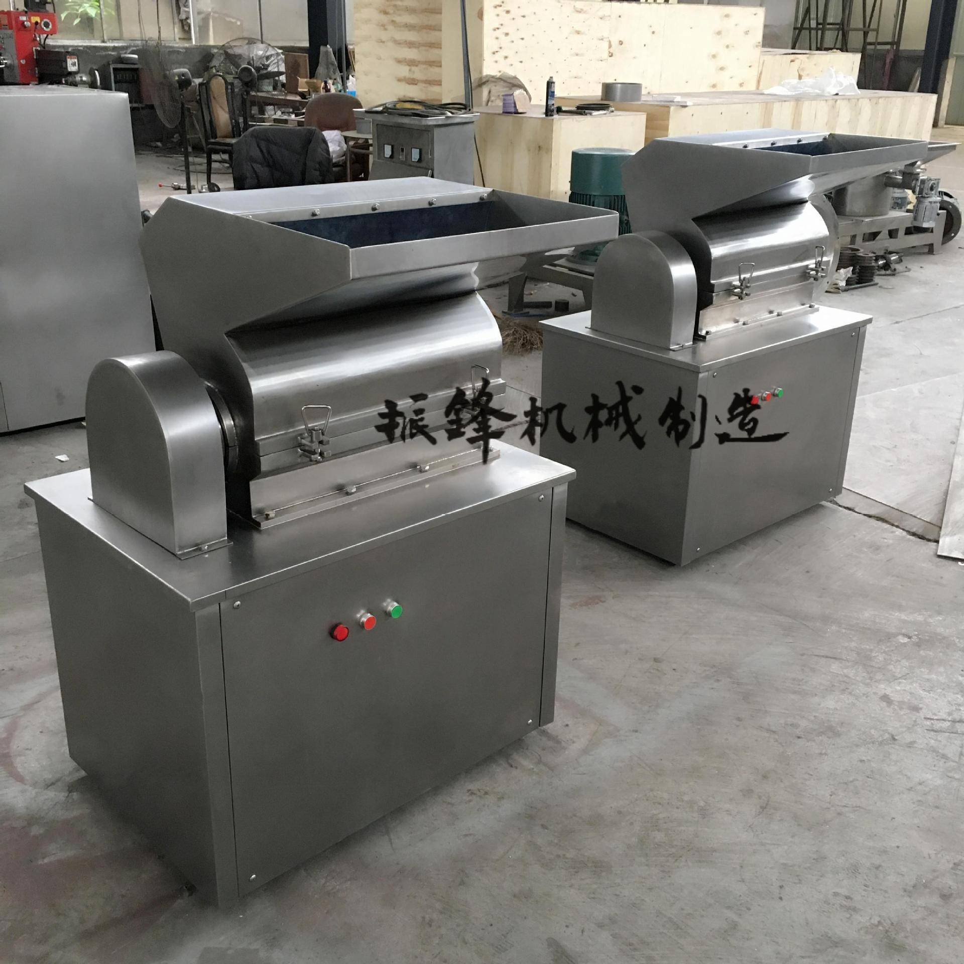 厂家生产化工料粗碎机黏土稀土研磨机不锈钢商用小型破碎机器设备