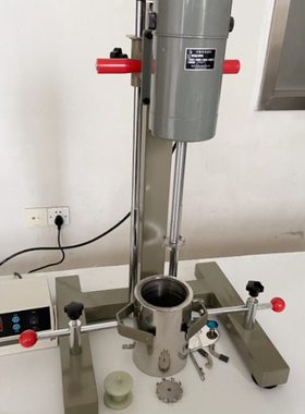 齐威实验FS-400D小型电动涂料油漆水性漆砂磨高速变频搅拌分散机