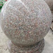 路障石球广场挡石墩子步行街学校门口阻车石桩停车场拦路石圆球