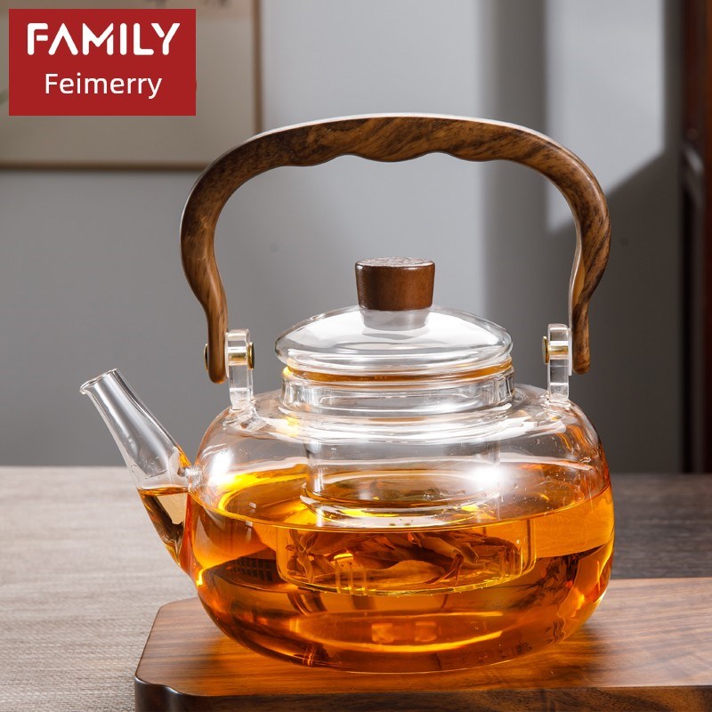 新款玻璃煮茶壶耐高温加厚煮茶器电陶G炉大容量家用提梁壶烧水泡