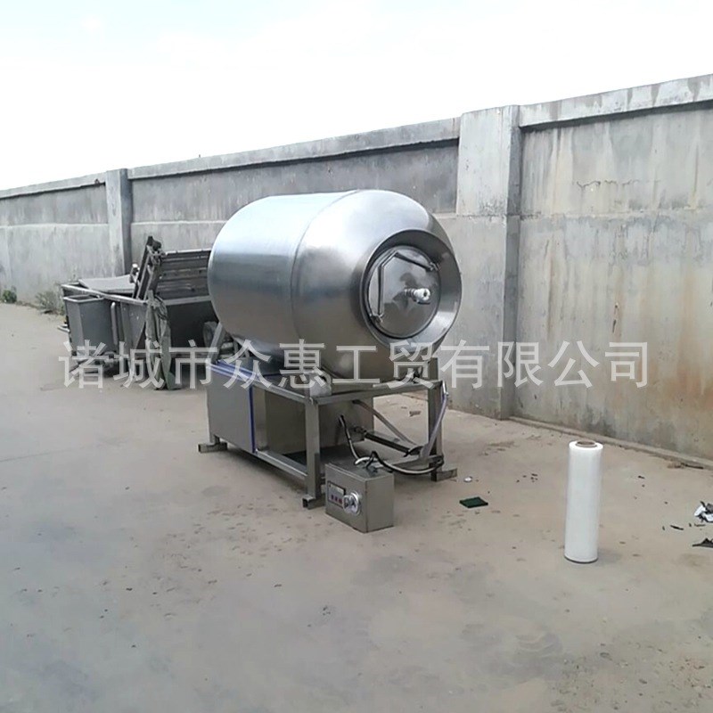 肉制品腌制真空滚揉机  鸡翅快速腌制入味J机  不锈钢真空滚揉设