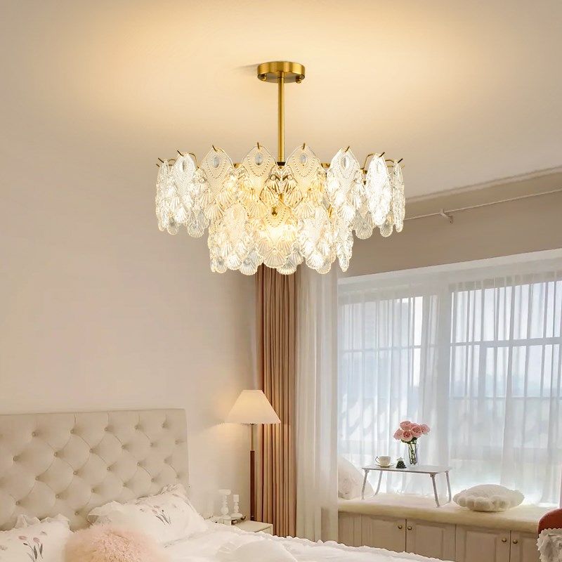 法式轻奢吊灯主i卧室2025新款中山灯具感客厅房间珍珠水晶灯,家装灯饰光源,客厅吊灯,淘宝优惠券,粉丝福利购,淘宝优惠卷