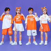 走秀街舞六女童一儿童合唱演出服服男童潮表演服啦啦队帅气舞蹈服