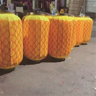 龙鳞龙纹形状长款灯笼龙年新年龙形宫灯J龙鳞形灯笼商业街商超装