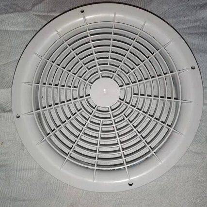 银都工程款商用风冷冰柜风扇网罩四六门插盘柜灰色通风窗圆罩板