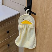 栋哈网红擦手巾可爱家用厨房卫生间擦手帕洗手巾吸水加厚布干手巾