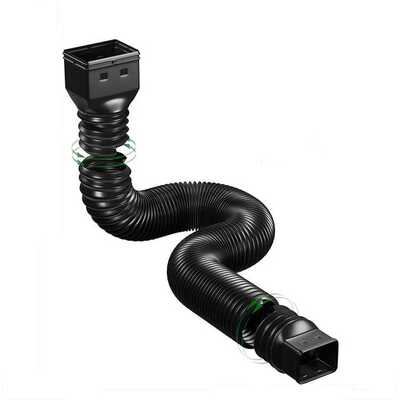 新品雨水排水槽连接延长器 收缩式管Drain Downspout Extende