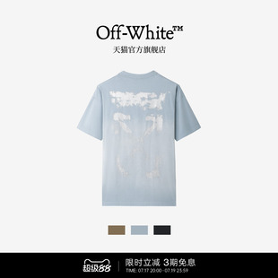 OFF-WHITE™情侣装新款宽松短袖T恤时尚个性双箭头图案装饰半袖