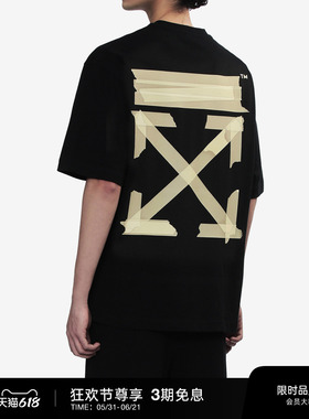 OFF-WHITE™ 情侣装双箭头纯棉T恤夏季潮牌圆领短袖上衣男女同款
