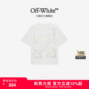 WHITE™ 饰短袖 情侣装 双箭头装 T恤 新款 OFF
