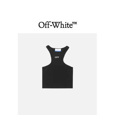 OFF-WHITE c/o VIRGIL ABLOH™女装修身短款工字背心860001XM