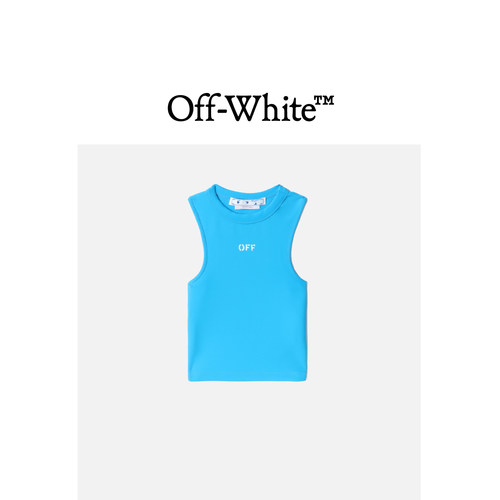 OFF-WHITE™女装修身短款工字背心120900XK