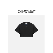 OFF T恤810001X 露脐圆领短袖 WHITE™女装 短款