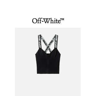 VIRGIL ABLOH™女装 背心01109FAJ OFF 交叉肩带修身 WHITE