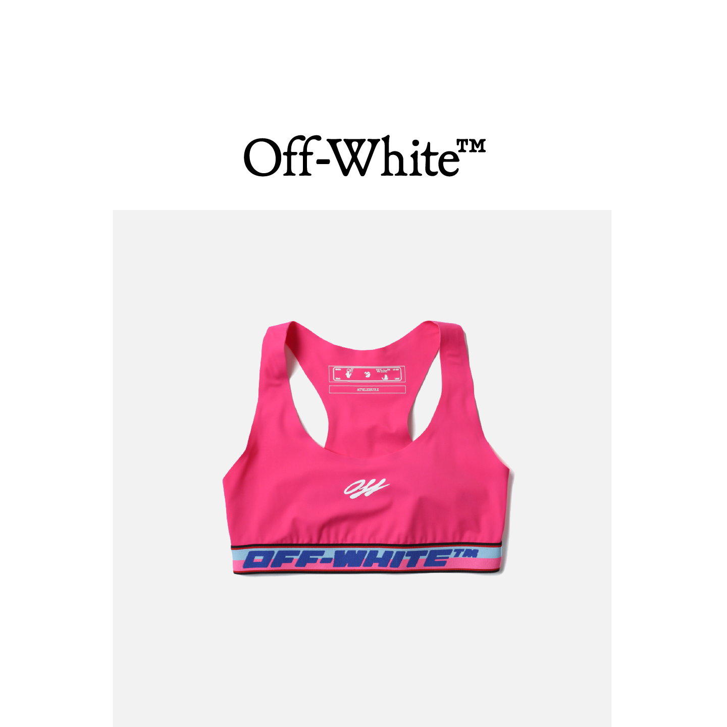 OFF WHITE OFF-WHITE c/o VIRGIL ABLOH™女装运动内衣logo边饰