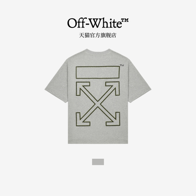 OFF-WHITE™情侣装圆领短袖T恤新款潮牌箭头印花宽松半袖男女同款