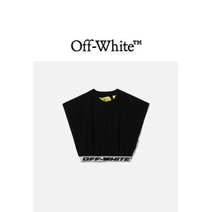 VIRGIL ABLOH™童装 T恤上衣AAJ210XI OFF 圆领飞袖 WHITE