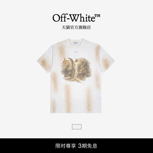 OFF-WHITE™复古油画天使纯棉T恤