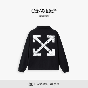 OFF-WHITE™情侣夹克外套高街风双箭头装饰潮牌宽松上衣男女同款
