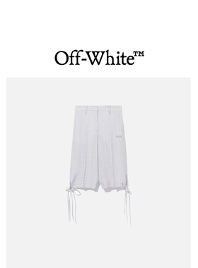 OFF WHITE OFF-WHITE c/o VIRGIL ABLOH™女装短裤系带直筒中裤