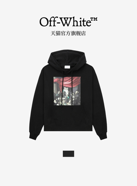 OFF-WHITE™ 情侣装新款油画图案装饰连帽卫衣