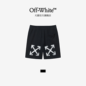 WHITE™情侣装 饰卫裤 新款 OFF 运动短裤 街潮有型双箭头装 休闲裤