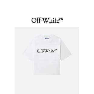 VIRGIL ABLOH™女装 T恤900110 OFF logo印花短袖 WHITE