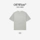 饰短袖 OFF T恤 新款 珠饰logo装 WHITE™ 情侣装