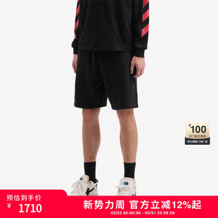 运动短裤 新款 酷感活力斜纹装 饰卫裤 OFF 休闲裤 WHITE™情侣装