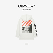 WHITE™ 情侣装 新款 OFF 宽松连帽卫衣连帽衫
