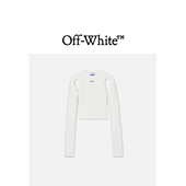 OFF 短上衣110110XM 镂空长袖 WHITE™女装 修身
