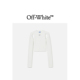 OFF 短上衣110110XM 镂空长袖 WHITE™女装 修身
