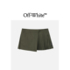OFF WHITE™女装 不对称褶裥半身裙A字裙