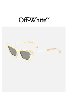 OFF WHITE OFF-WHITE c/o VIRGIL ABLOH™女链条框墨镜前卫尖框