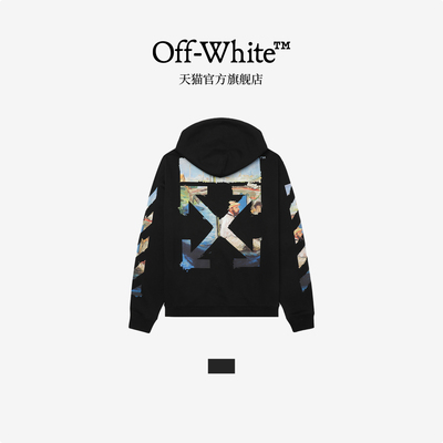 OFF-WHITE™ 情侣装新款连帽拉链卫衣宽松外搭