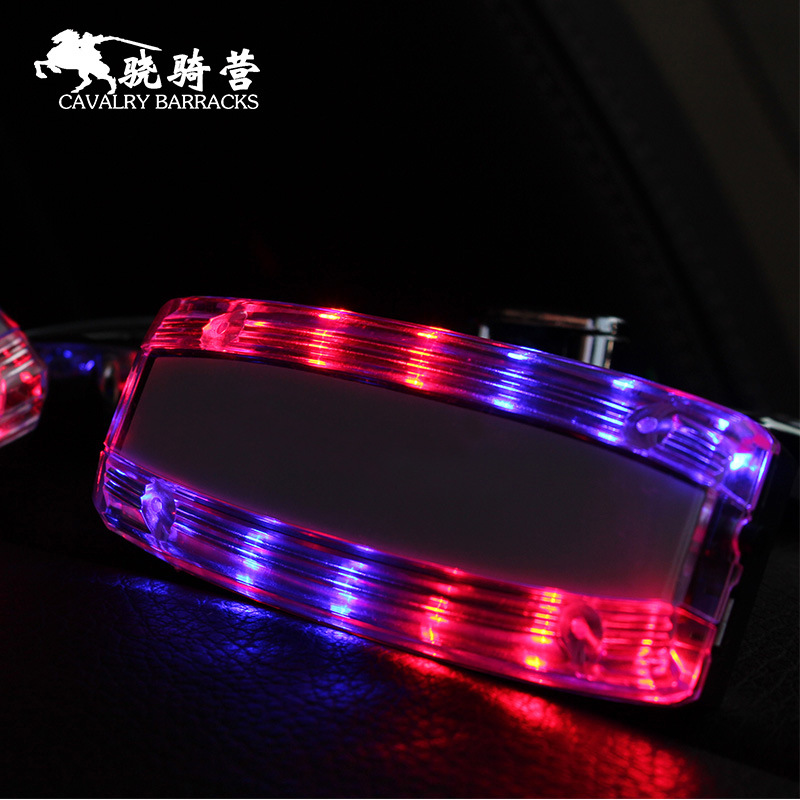 肩灯警示爆闪g灯充电夜间闪光灯夜跑安全红蓝信号执勤保安肩闪巡