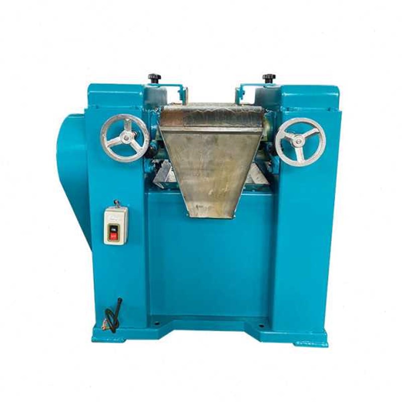 CE认证 实验室15o0型三辊机 硬质不锈钢三辊研磨设备 小型三辊机