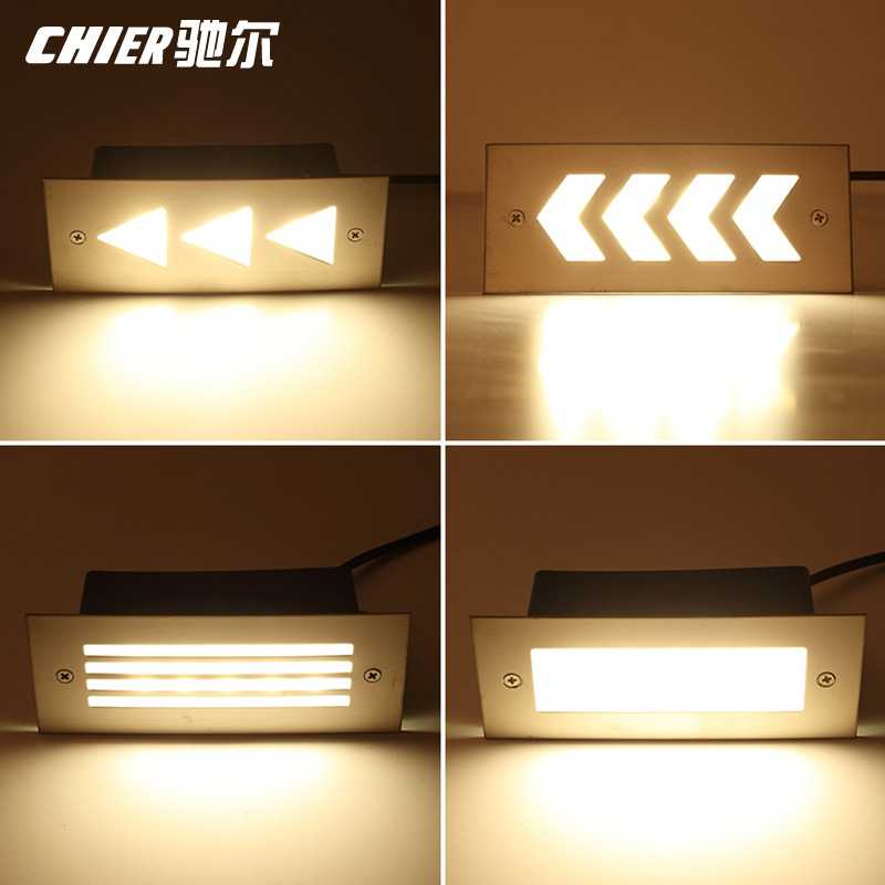 LED户外防水台阶灯墙角灯广场地脚灯楼梯踏步灯地埋灯3W 5W