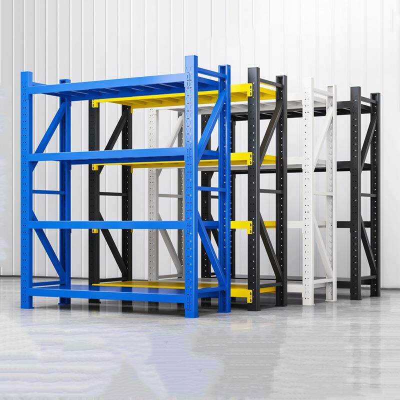 货架仓库重型4层仓储货架500KG钢制可拆卸储物承重铁架子