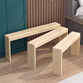 长条家用门口长凳穿鞋 凳可坐进门直凳销床尾小木凳凳床边床头实木